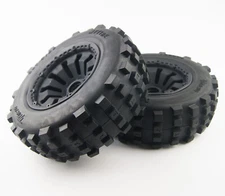 Rear knobby tires digger wheels for HPI Rovan KM baja 5T SC 195mm x 80mm