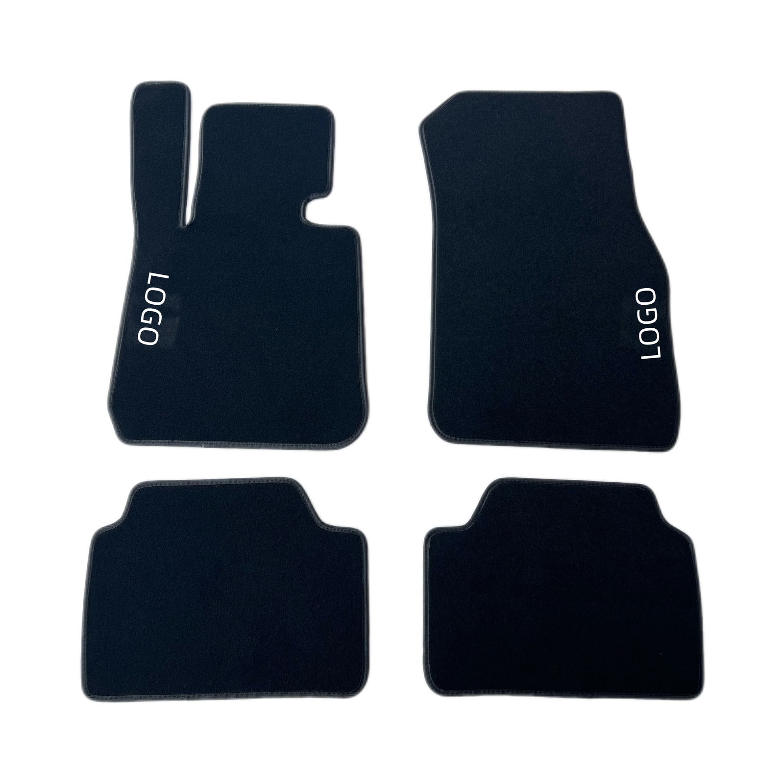 Fit BMW 1 Hatchback Coupe Sedan Convertible Velour Car Floor Mats Original Pads
