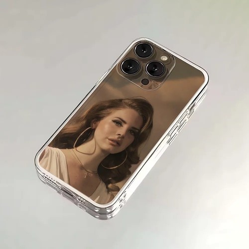 Lana Del Rey Aesthetic Phone Case – Soft Transparent Silicone Cover for iPhone - Photo 3 sur 5