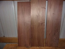 3 PC WALNUT LUMBER WOOD KILN DRIED BOARDS LOT 1891V END MATCHED 1/2" THICK