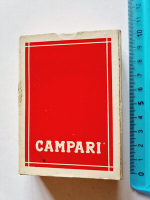 CARTE DA GIOCO SIGILLATE CAMPARI DAL NEGRO POKER ORIGINAL PLAYING CARDS NEW
