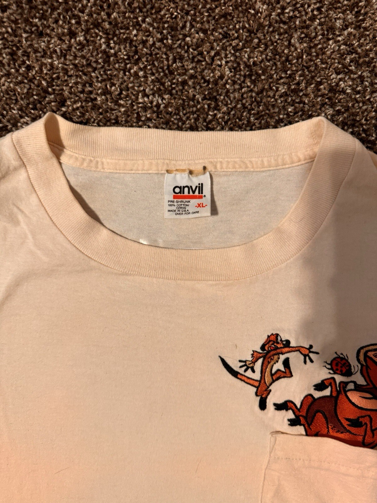 90’s Disney Lion king Vintage Shirt Featuring Puma & Timon image 3