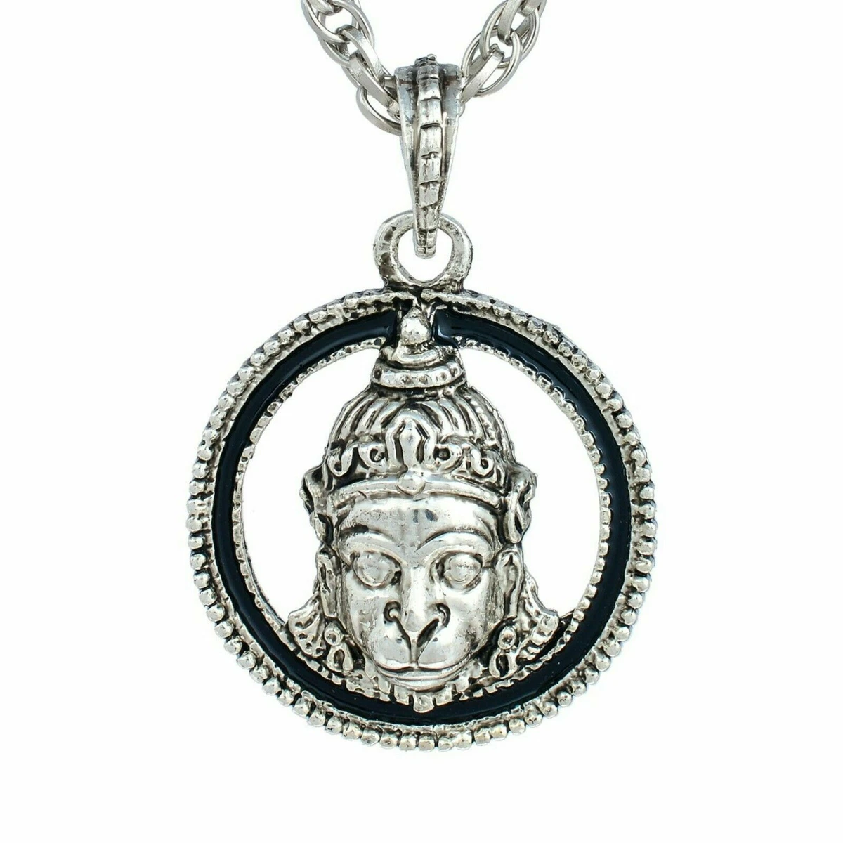 Silver 2024 bajrangbali pendant