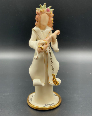 Blue Sky Heather Goldminc Angel HARMONY Candle Holder September 11th 2001  8.5 