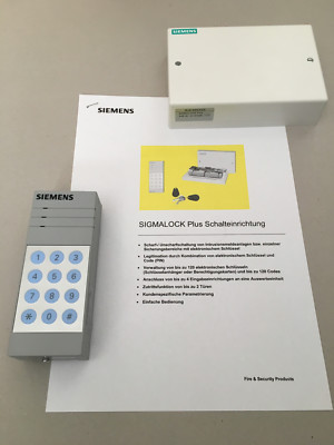 SIEMENS IFC811 Sigmalock-Plus AWE Schalteinrichtung m. Leser u. Anleitung 
