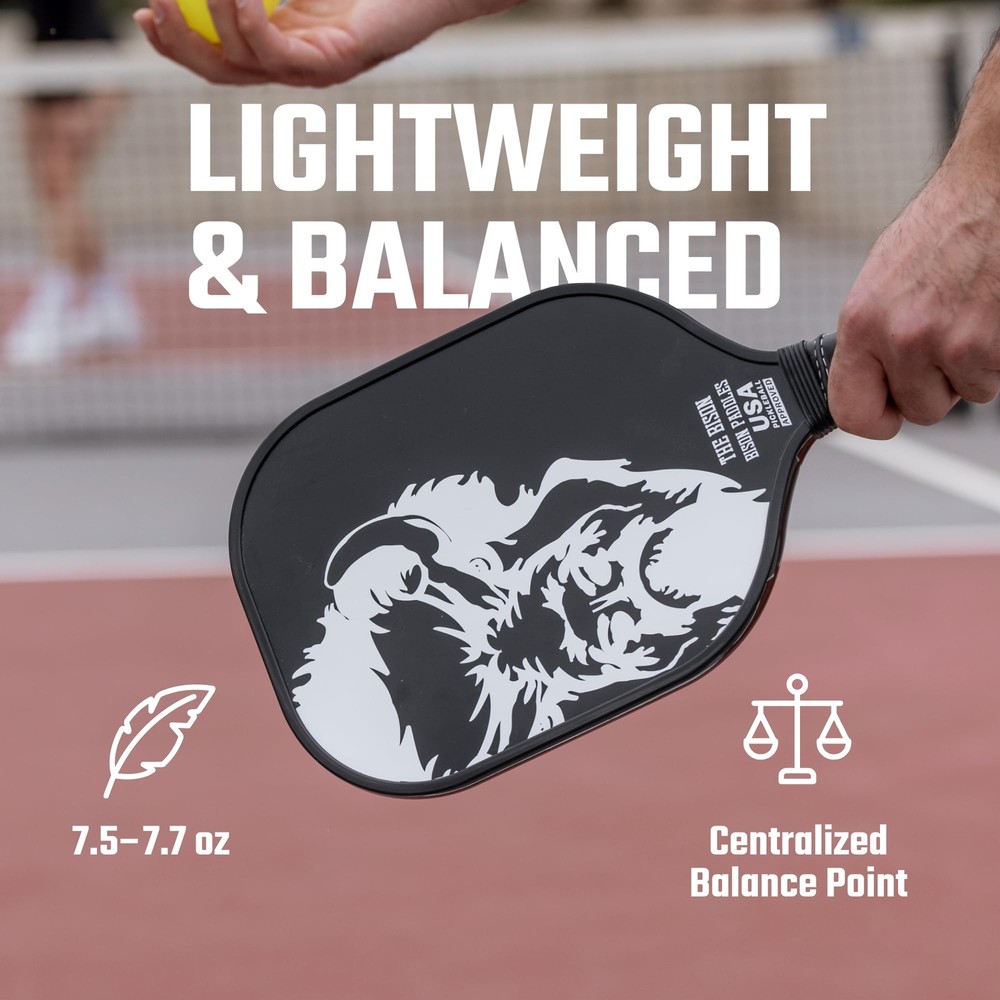 Premium Pro Pickleball Paddles Set - 2 Lightweight Power Paddles with Durable Unibody Design Premium Pro Pickleball Paddles Set - 2 Lightweight Power Paddles with Durable Unibody Design