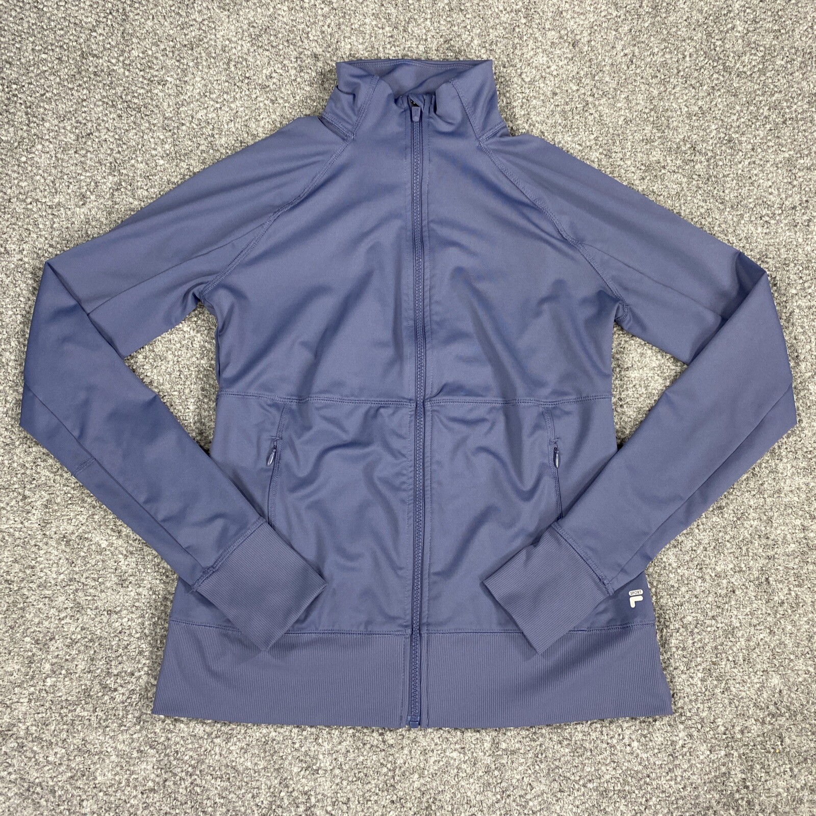 Giacca da corsa leggera donna Fila Sport manica lunga full zip taglia small