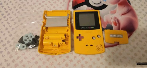 OEM Gameboy Color Yellow Shell+ Screen Only Same Day Ship Read Desc