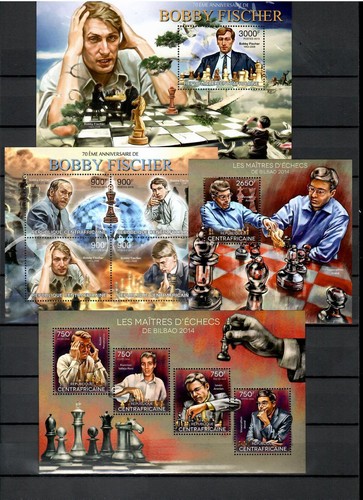 CHESS - Pt.1 / countries B-D / collection 65 souvenir sheets MNH #CNA318 - Picture 6 of 16