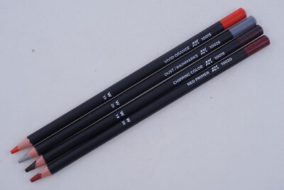 AK Interactive Assortment Of Weathering Water-Based Pencils (4pz)