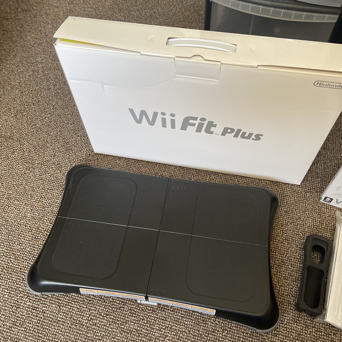 Nintendo Wii Fit Plus Pack Bundle - Black (RVL-101) | eBay