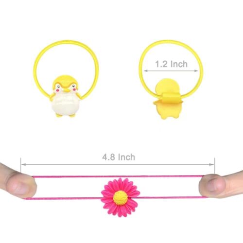 100 PCS Hair Ties Colorful Ponytail Holders Toddler Kids Girls Accessories - Picture 4 of 7