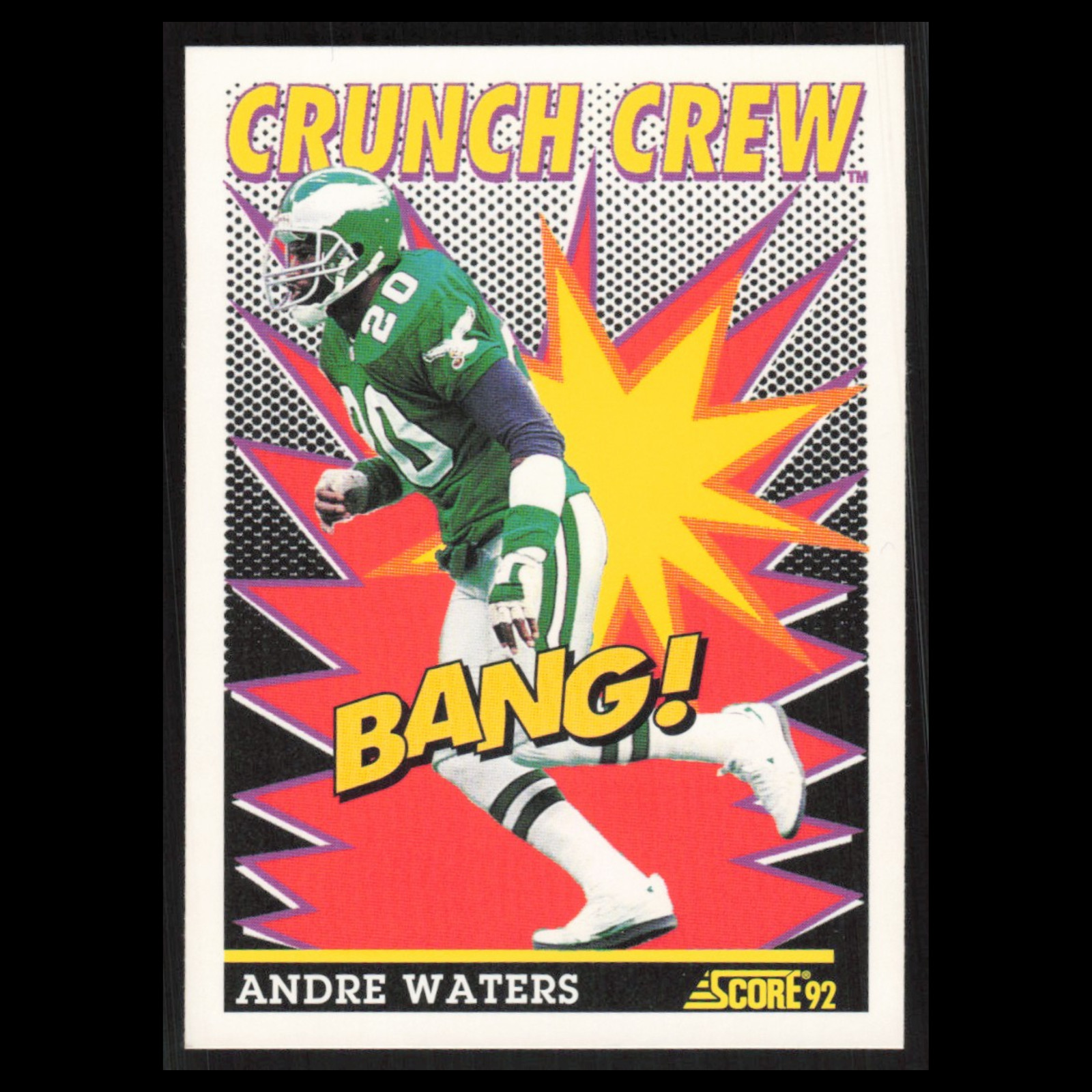 Andre Waters #516 1992 Score Philadelphia Eagles Football Card NFL NM