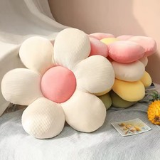 35cm Colourful Flower Plush Cushion Soft Stuffed Pillow Home Decor Gift Petal