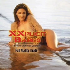Sirens Calendars,  Xxplicit Babes 2026 Wall Calendar