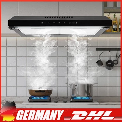 COSHALL Dunstabzugshaube Touch Unterbauhaube 60cm LED Abluft Umluft Edelstahl