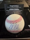 2024 Fanatics Under Wraps Corbin Carroll Autographed Baseball Auto Holo COA