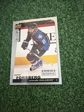 Peter Forsberg COLORADO AVALANCHE 2008-09 Collector's Choice #150 Upper Deck
