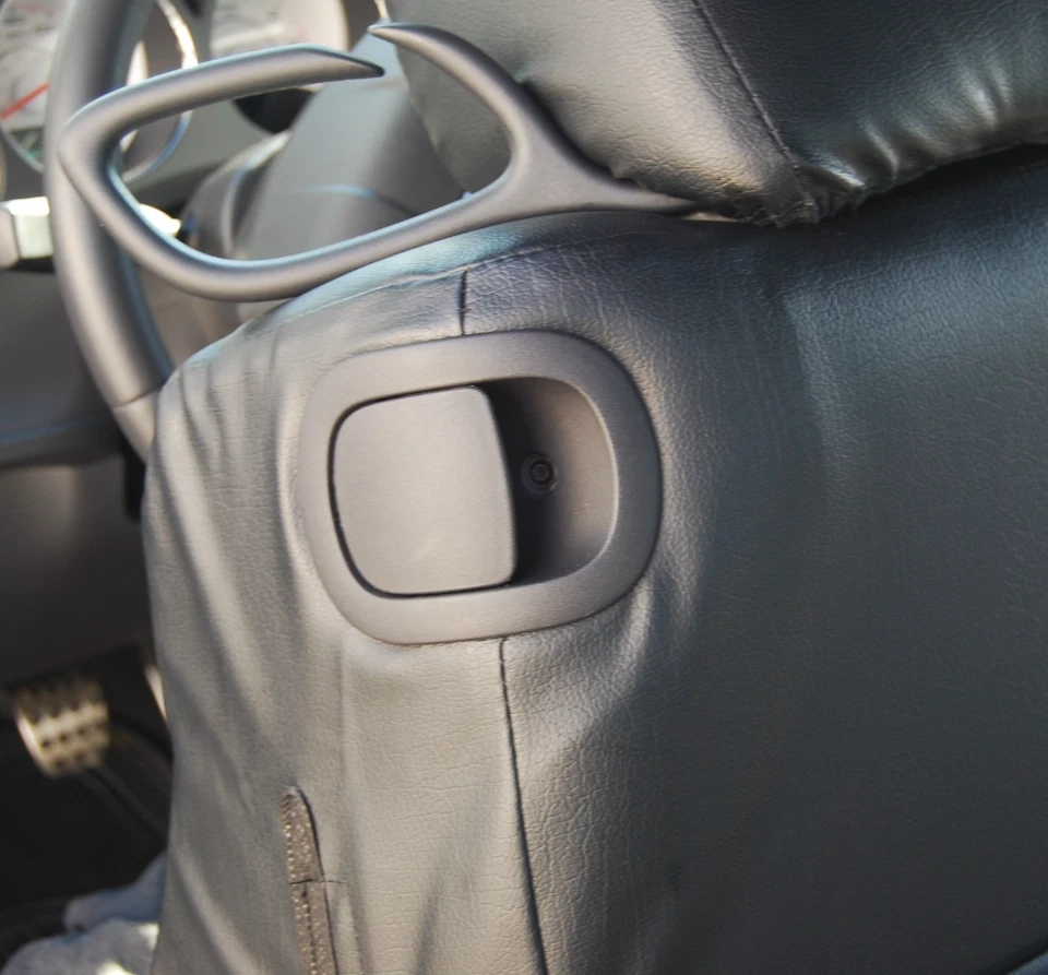 for DODGE CHALLENGER 2008-2023 S.LEATHER CUSTOM FIT 2 FRONT SEAT COVER 13 COLORS - Image 3 of 4