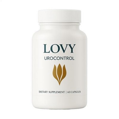 Lovy Urocontrol Capsules Bladder Support Supplement 60ct Non-GMO Vegan