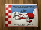 VINTAGE GRANVILLE BROS AIRCRAFT PORCELAIN GAS SERVICE STATION AIRPLANE 14" SIGN