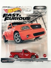 Hot Wheels Fast & Furious Ford F-150 SVT Lightning 1:64 Red Diecast Pickup Truck