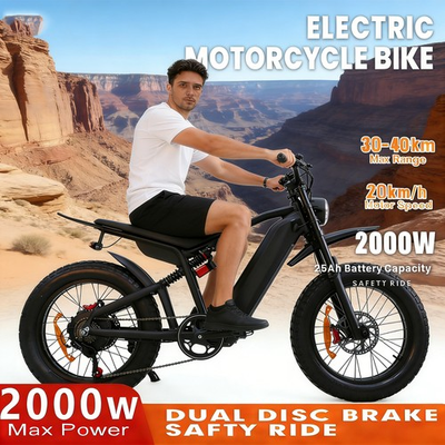 #ad #ad Power Up with 2000W: Electric Motorcycle and Its Reliable 25Ah Battery $1998.88