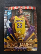 2025 Bowman Chrome LeBron James King James Collectibles Refractor Lakers