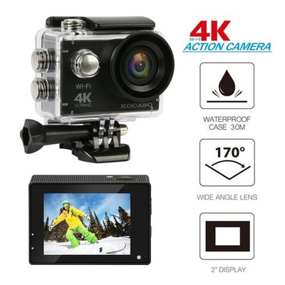 KOCASO 4K ULTRA HD 170° ULTRA WIDE-ANGLE LENS ACTION 2'' LCD - Scratch & Dent