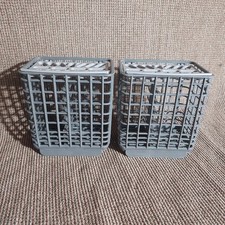 QT 2 Kenmore Dishwasher Silverware Cutlery Baskets Gray W10813433