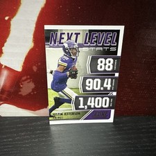 2021 Panini Score Next Level Stats JUSTIN JEFFERSON #NL23 - Minnesota Vikings