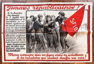 Affiche politique propagande Kérillis anti communiste Années 1920 1930