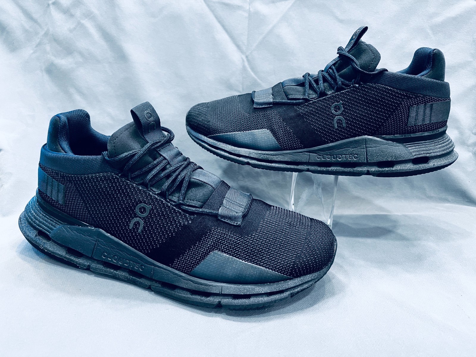 Men 10.5, ON Cloud Cloudnova Black Eclipse Triple… - image 1