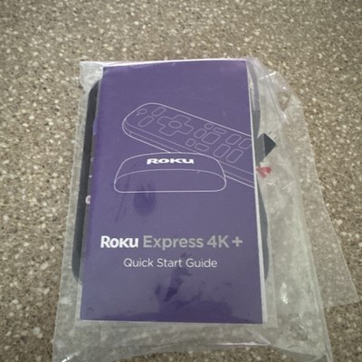 Roku Streaming Stick Plus 4K 2160p HDMI Dongle w/ Voice Remote, Black/Purple