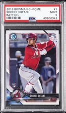2018 BOWMAN CHROME #1 SHOHEI OHTANI ROOKIE RC PSA 9