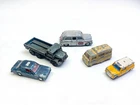 Vintage Job Lot Dinky diecast x5 Mini Van Escort Taxi spares or repair
