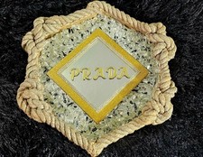 Custom Handmade Art Crushed Glass Rope Mirror Glam Light-up Nautical Wall Art