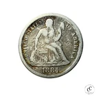 1884 Seated Liberty Dime