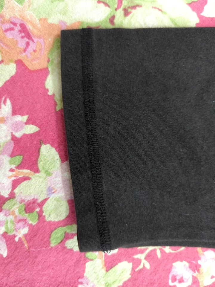 Pantalones de yoga Victoria's Secret vintage años 2010 rosa cintura plegable negros S Y2k Foto 4 de 4