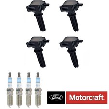 Paquete de bobinas de encendido y enchufes de estacionamiento para motocicletas para Ford Explorer Focus Lincoln MKC