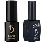 KODI Professional BASE Rubber 12ml + TOP Rubber 12ml - For Gel Polish - Soak off