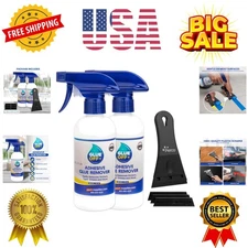 Glue Off Adhesive Remover - Set of 2 10 fl. oz with Scraper | Glue Remover Sp...