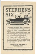 1916 Moline Plow Co. of Moline, Illinois Ad: Stephens Six Automobile for 1917