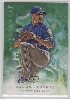 2017 Topps Inception Green Aaron Sanchez #67 0e5