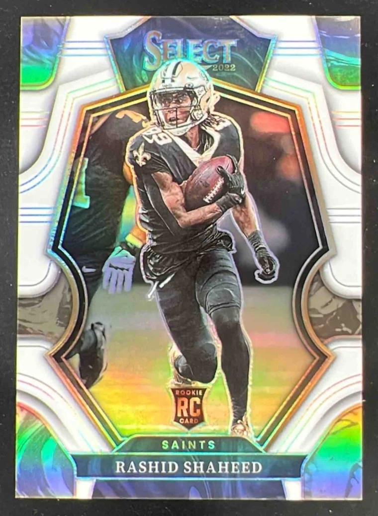 2022 Panini Select White Prizm #172 Rashid Shaheed RC Premier Level /35