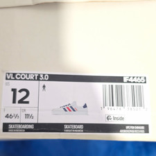 adidas VL Court 3.0 White/Navy/Scarlet Men s Low Top Leather Sneakers IF4465