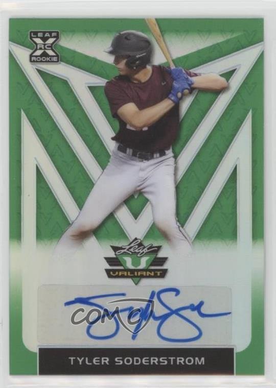 2020 Leaf Valiant 61/99 Tyler Soderstrom #BA-TS1 Auto 01x1