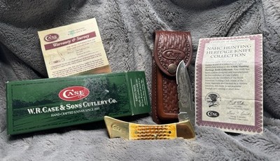 Case XX NAHC Hunting Heritage Folding Hunter Knife w/ Box Sheath