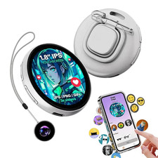 Magnetic Smart E-Badge 1.85" HD Touch Screen Anime Dynamic Pin DIY Display Photo