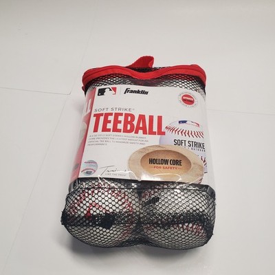 NewFranklin Sports Youth Teeballs - (6) Soft Strike Kids Teeballs + Bag Complete